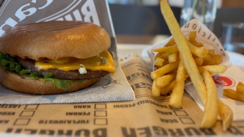 ScanBurger Inariのハンバーガーランチ
